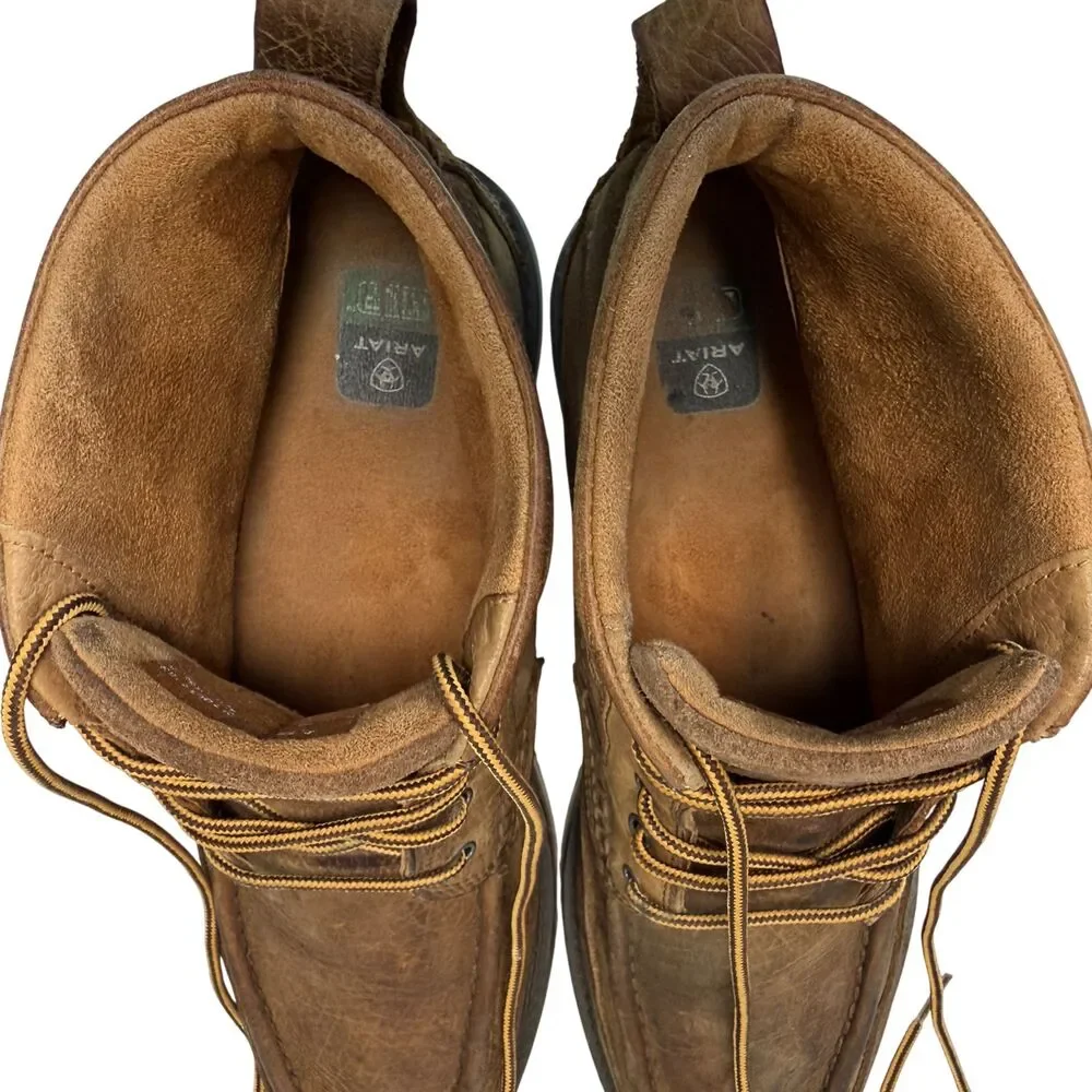 Ariat Men's Brown Lookout Boots - Earth / Stone Suede Size 12 D